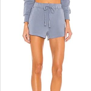 Mina Lisa Banded Brush Knit Shorts